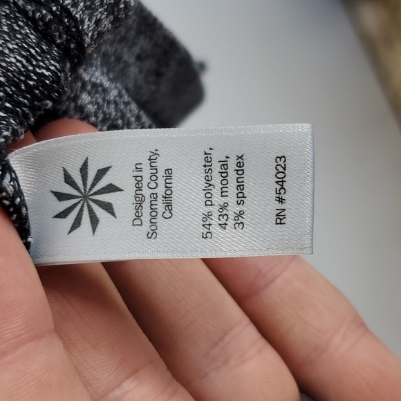 Athleta Pose Wrap Cardigan Heather Dark Gray Oversized Shawl Collar Womens XS - Picture 8 of 11